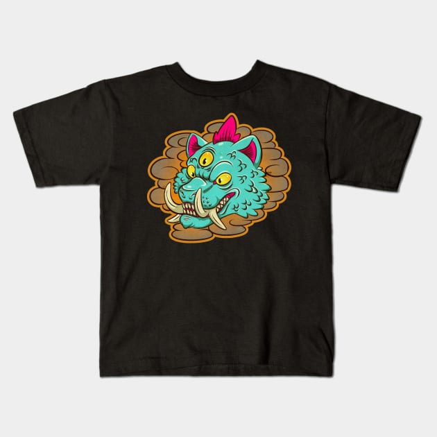 Crackle Kids T-Shirt by therealfirestarter